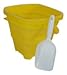Packable Pails Collapsible Beach Pail and Shovel - Yellow