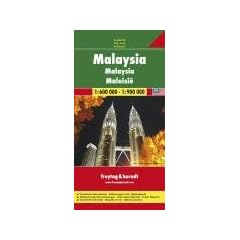 Freytag Berndt Autokarten, Malaysia 1:600.000 - 1:900.000: Touristische Informationen. Entfernungen in km. Nationalparks