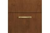 Basyx Antique Brushed Brass Lateral Drawer Pull 1 Per Box