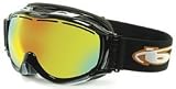 Bolle Scream Ski Goggles - Black Frame & Fire Red Lens