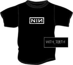 NINE INCH NAILS - Standard Logo - Black T-shirt