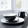 Denby Oyster 4 Piece Boxed Tableware Set