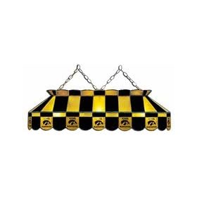 Iowa Hawkeyes Pool Table Stained Glass Lamp