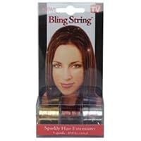 As Seen On TV Bling String TM Sparkly Hair Extensions Silver/Gold/Brown