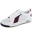 Ecko Unltd Unlimited | Mens Shoes White Leather Blue Red Trim by ecko unltd Marc Ecko