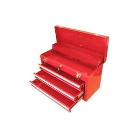 3-Drawer Portable Metal Toolbox - TB-133