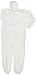 Magid EconoWear Lite N Kool Plus Polypropylene Coverall with Hood, Disposable, Elastic Cuff, White, Large (Case of 25)