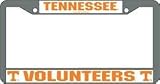 Tennessee Volunteers Chrome License Plate Frame