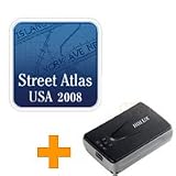 DeLorme Earthmate Street Atlas USA 2008 + Holux M1000 32 Channel MTK Bluetooth GPS Receiver (M-1000)(32CH, WAAS)(Free Vent Mount)