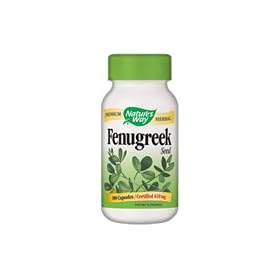 Fenugreek Seed 610 mg by Nature's Way 180 Capsules
