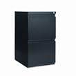 Mobile File Cabinet - Black