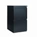 Two-Drawer Mobile File Pedestals with Full-Length Pull, 19-1/4 Deep, Black (ALEPB542819BL)