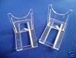 10 Tellerst�nder Tellerhalter  Acryl 40 x 70 mm H�he 50 mm