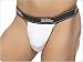 Male Power Cotton Lycra Y-Back Thong White