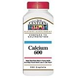 Calcium 600 mg - 200 caps., (21st Century)