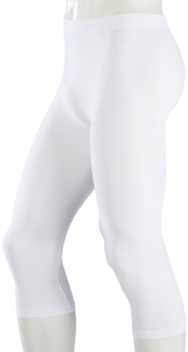 The Mobile Society Herren Funkionsunterw&auml;sche 3/4 Tight, weiss, M
