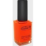 Color Club Nail Lacquer / Polish - Orange Revenge - Neon. 6oz - B0018BWLKM
