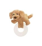 Baby Gund Spunky Puppy Baby Teether - Tan