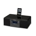 ROBERTS SOUND 43 CD/DAB/FM/MP3 ALARM SYSTEM WITH IPOD DOCK (MATT BLACK ASH)