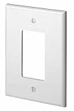 Leviton 1 Gang Decora Gfci Wallplate (001-88601-000)