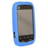 Blue Silicone Skin Cover for Motorola Citrus WX445