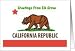 California - City of Elk Grove - Flag - Souvenir Card Card