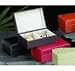 Genuine Leather Jewelry Box and Hold All with Removable Divider