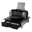 Printer/Fax Machine Stand, 21 1/4 x 18 1/8 x 5 1/4, Black/Silver