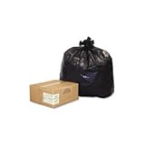 Webster - ReClaim Can Liners, 56-gal., 2.0 mil, 43 x 47, Black, 100/Ctn - Pack of 1