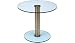 Glass Remote Side Table Round 700 dia clear Image