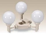 Patio Living 00951 White Battery Globe Umbrella Light