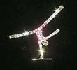 Crystal Gymnastics Dance Handstand Pin