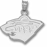 LogoArt Minnesota Wild Sterling Silver Pendant