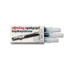 Rotring Ink Cartridges For Rapidograph Pens  Ref S0194650 [Pack 3] -  Black