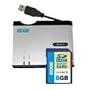 Edge All In One Reader with 8GB Sdhc Card