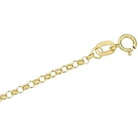 14K Yellow Gold Rolo Chain - 24 inches