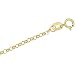 14K Yellow Gold Hollow Belcher Rolo Chain - 18 inches