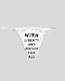 White Thong with With liberty and justice for all