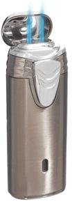 Dynamo Satin Gun Double Torch Flame Lighter - VLR500304