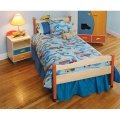 Room Magic Boys Love Trucks Twin Bed, Night Stand & Lamp Set