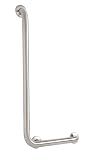 Safety First 5682LH 1-1/2-Inch by 16-Inch by 32-Inch 90 Degree Angle Bar, Left, Stainless Steel
