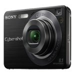 Sony Cyber-shot DSC-W130 - Digital camera - compact - 8.1 Mpix - optical zoom: 4 x - supported memory: MS Duo MS PRO Duo - black