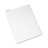 Avery Preprinted Lgl Bottom Tab Dividers, 1-Tb, Title Exhbt A, Letter, 25/Pk