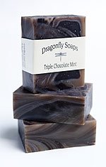 Triple Chocolate Mint Soap 2 Bars