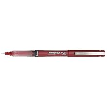 Pilot Precise V5 Stick Rolling Ball Pens, Extra Fine Point, Red Ink, Dozen Box (35336)