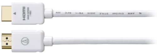 audio-technica HIGH SPEED HDMIケーブル 1.0m ホワイト AT-HMH/1.0 WH