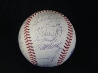 Astros, Houston (1986) Autographed/Hand Signed Astros Baseball 24 Signatures in all including Nolan