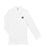 NCAA Florida Gators Ladies Sensible White 3/4 Sleeve Polo