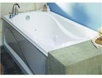 White 10-jet Whirlpool