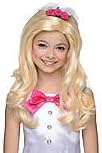 Child Barbie Bride Wig Costume Accessory